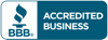 Accredited by the Better Business Bureau